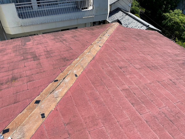 西宮市　既存棟板金撤去